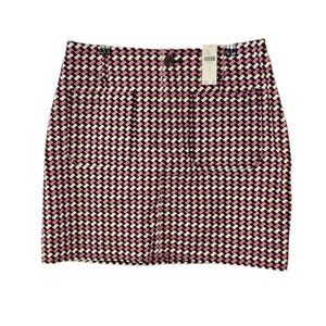 Anthropologie Maeve The Colette Mini Skirt, Purple Pattern, Retro, Summer, Sz L